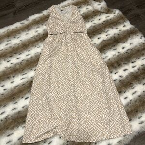 Universal Thread Cream Halter Maxi Sundress